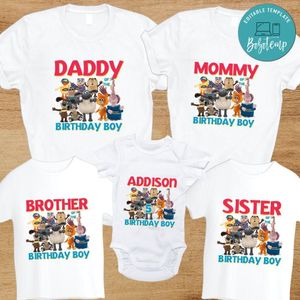 Timmy Time Family Birthday PNG file template