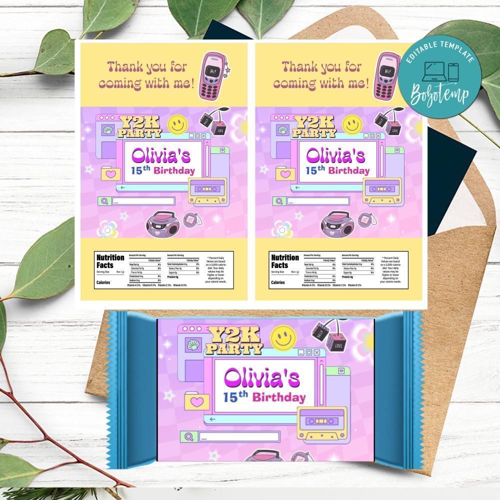 Y2k Rice Krispies Treats Printable Instant Download