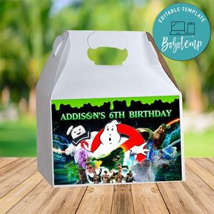 Ghostbusters Gable Box Digital File Printable Instant Download