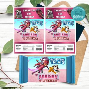 Rocketeer Rice Krispies Treats Template Printable Instant Download
