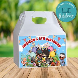 Toca Boca Gable Box Digital File Printable Instant Download