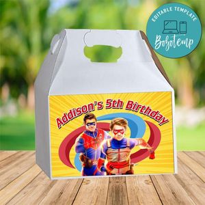 Henry Danger Gable Box Digital File Printable Instant Download