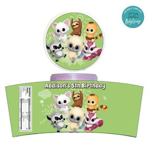 Yoohoo To The Rescue Cotton Candy Label Template To Print At Home Instant Download