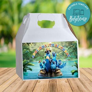 Rio Gable Box Digital File Printable Instant Download