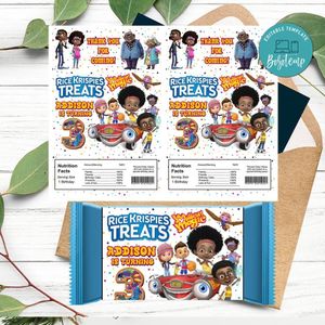 Motown magic Rice Krispies Treats Template Printable Instant Download