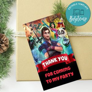 Koshchey: The True Story Thank You Tag Customizable Template To Print At Home Instant Download