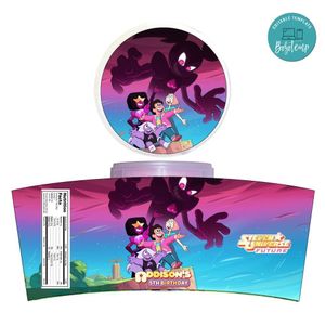 Steven Universe Movie Cotton Candy Label Template To Print At Home Instant Download