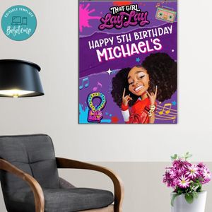 That Girl Lay Lay Birthday Poster Digital File Printable Instant Download