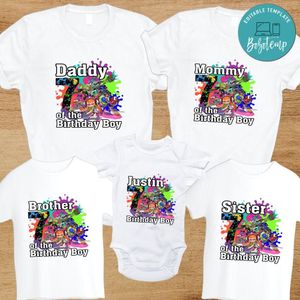 Splatoon Birthday Family Trip Vacation PNG file template