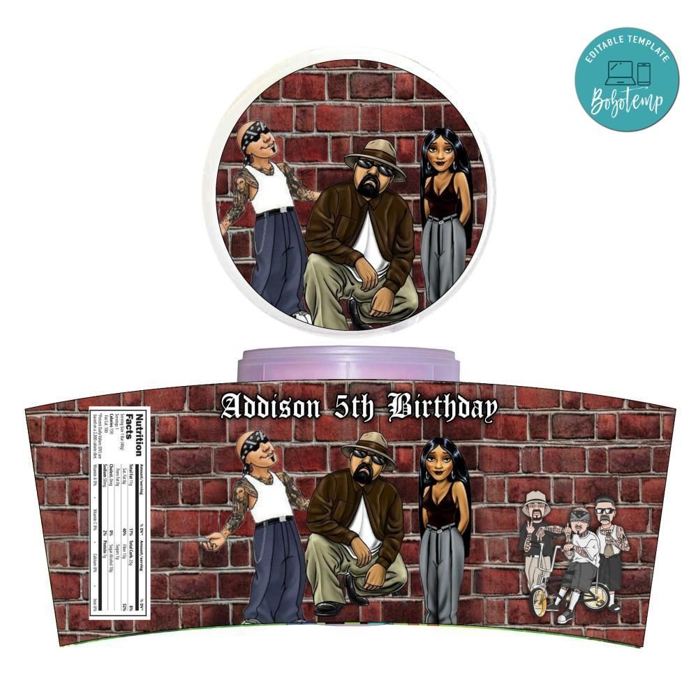 Cholo Cotton Candy Label Template To Print At Home Instant Download