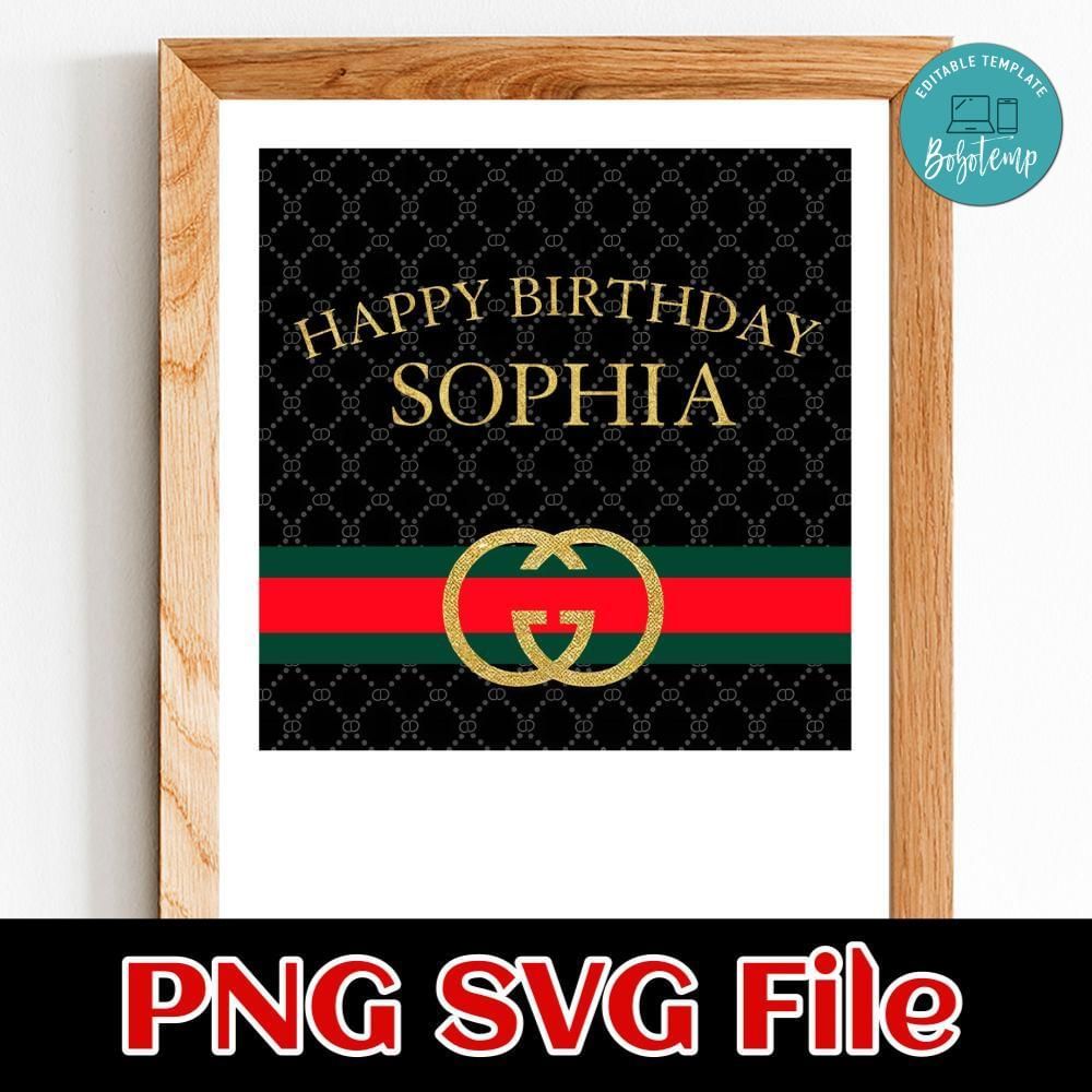 Women Birthday Backdrop Digital File Template Instant Download