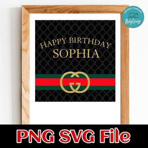 Women Birthday Backdrop Digital File Template Instant Download