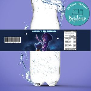 El Camino De Xico Birthday Water Bottle Label Template To Print At Home Instant Download