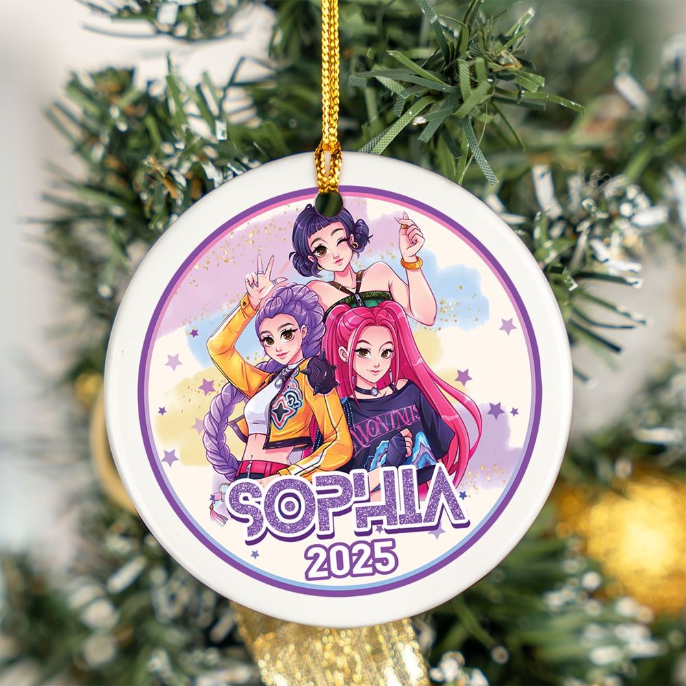 Kpop demon hunter Christmas Ornament Gift