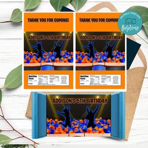 Sky zone Rice Krispies Treats Printable Instant Download