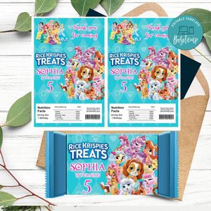 Princess palace pets Rice Krispies Treats Template Printable Instant Download