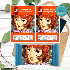 Paprika anime Rice Krispies Treats Printable Instant Download