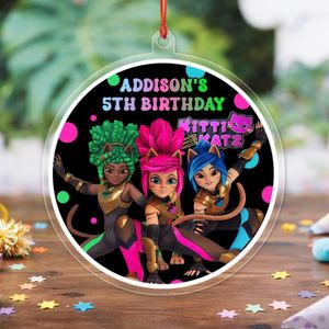 Kitti Katz Acrylic Ornament Birthday Gift