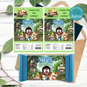 Craig of the Creek Rice Krispies Treats Template Printable Instant Download