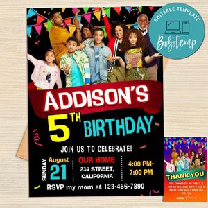 Family Reunion Invitation Template Free Thank You Card Printable