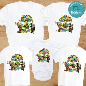 Disney Pixar up Family Birthday Vacation T-Shirt