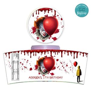 Pennywise Cotton Candy Label Template To Print At Home Instant Download