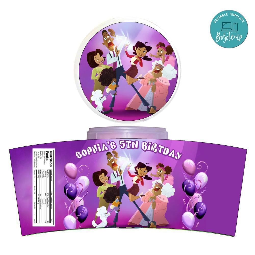 The Proud Cotton Candy Label Template To Print At Home Instant Download