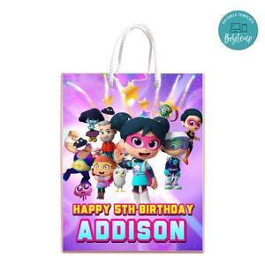 Starbeam Gift Bag Label Template Printable Instant Download