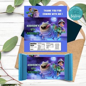 Elio 2025 Candy Bar Label Customizable Template Instant Download