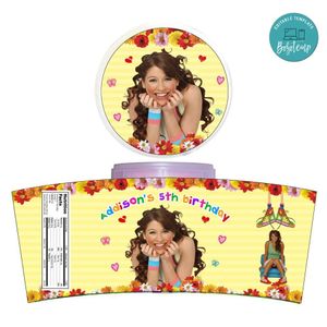 Floricienta Cotton Candy Label Template To Print At Home Instant Download