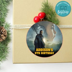 The Creator Circle Sticker Template Customizable to Print at Home Instant Download