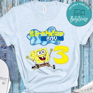 Spongebob Birthday PNG file template