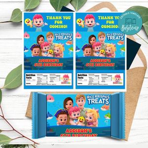 Bebefinn Rice Krispies Treats Template Printable Instant Download