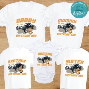 Sand rail Family Birthday T-Shirt