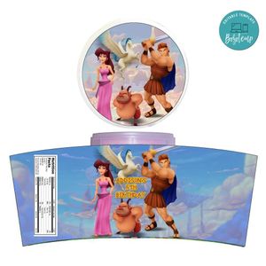 Hercules Cotton Candy Label Template To Print At Home Instant Download