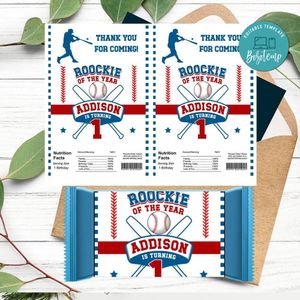 Rookie of the year Rice Krispies Treats Template Printable Instant Download