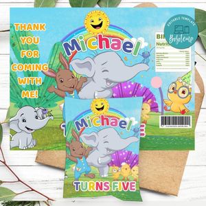 Canticos Birthday Chip Bag Digital File Printable Instant Download