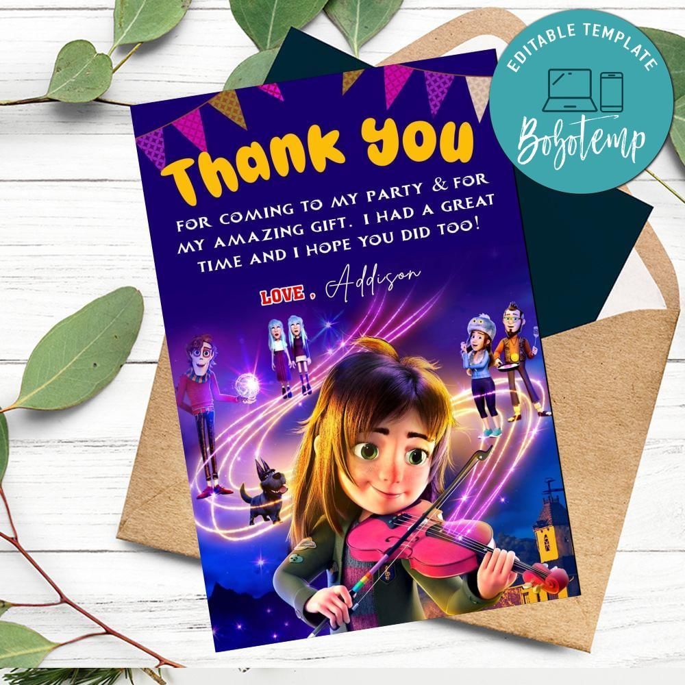 My Freaky Family Thank You Card Customizable Template To Print At Home Instant Download