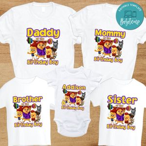 Chicken squad Family Birthday T-Shirt