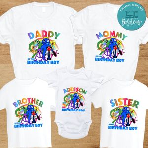 Rainbow Friends Roblox Family Birthday PNG file template