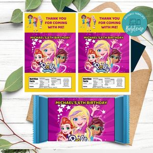 Polly pocket Rice Krispies Treats Printable Instant Download