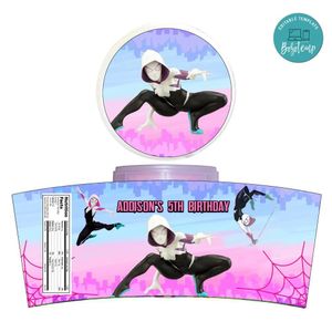 Gwen Cotton Candy Label Template To Print At Home Instant Download