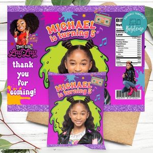 That Girl Lay Lay Birthday Chip Bag Digital File Printable Instant Download