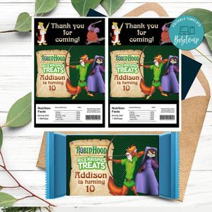 Robin hood Rice Krispies Treats Template Printable Instant Download