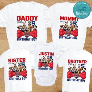 Pup academy Birthday Family Trip Vacation T-Shirt