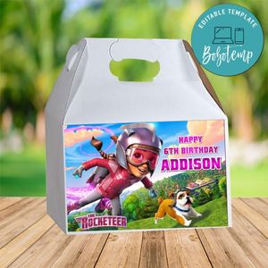 Rocketeer Gable Box Digital File Printable Instant Download