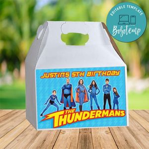 Thundermans Gable Box Digital File Printable Instant Download