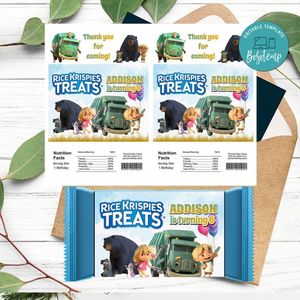Trash Truck Rice Krispies Treats Template Printable Instant Download