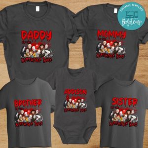 Friends horror movie Family Birthday Party T-Shirt