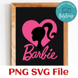 Barbie Customer request PNG file template